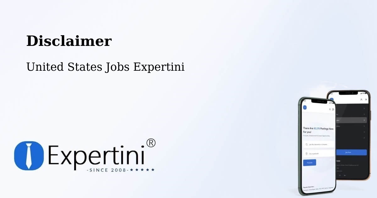 Disclaimer – Hopkins - United States Jobs Expertini